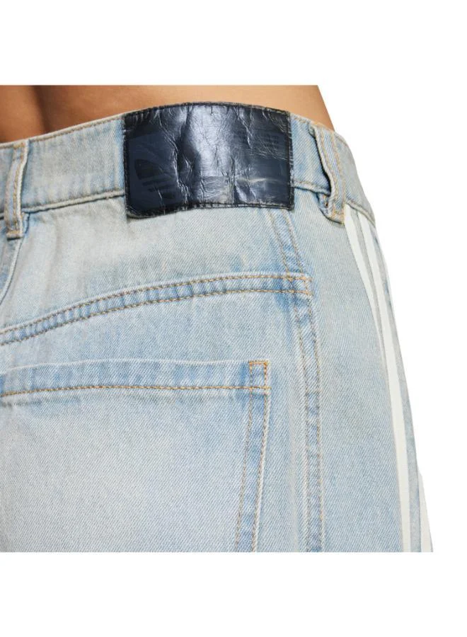 adidas Originals  Adilenium Season 3 Banana Fitted Washed Denim Joggers for Women | Best Price UAE